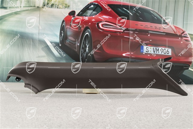 Tapicerka słupka-A, Skórzana, Espresso, Cabrio / Targa, R