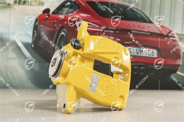 Floating calliper, PCCB, disc diameter 19-inch, yellow, L