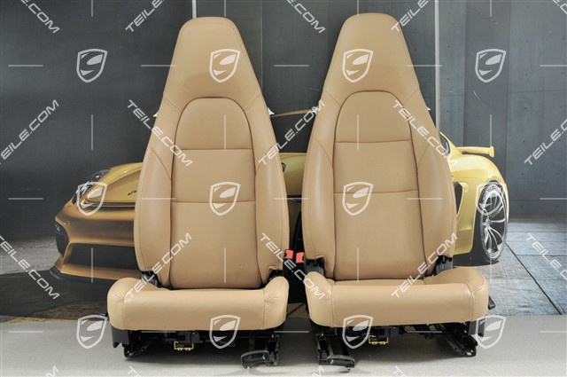 Sitze, leather Luxor Beige, set (L+R)