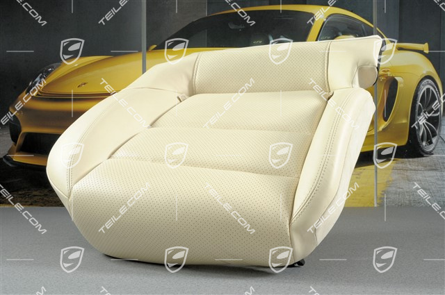 Seat cushion, cream, complete, R Seat cushion, cream, complete, R