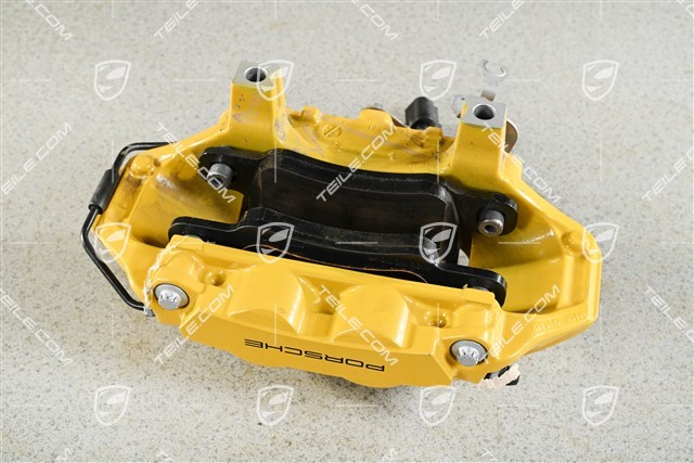 PCCB fixed calliper, Rear axle, Yellow, Turbo, R