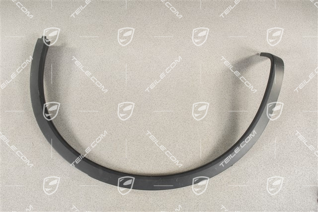 Wing / Rear Wheel cover / moulding, Satin black, R