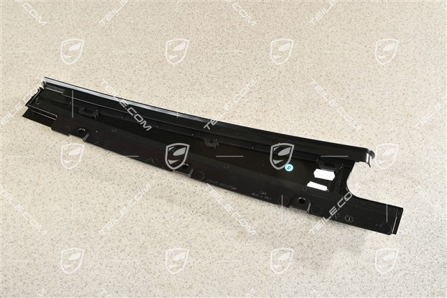 Coupe, B-pillar outer cover, Rear, Black, L