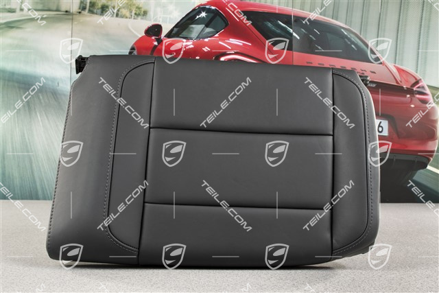 Notsitzrückenlehne / Rücksitz / Rückenlehne, Hinten, Leder, Schwarz, Coupe, R