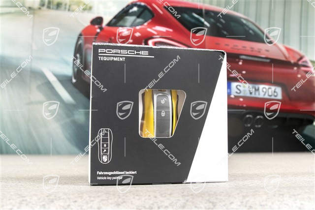 Painted driver's key side faces, Racing yellow