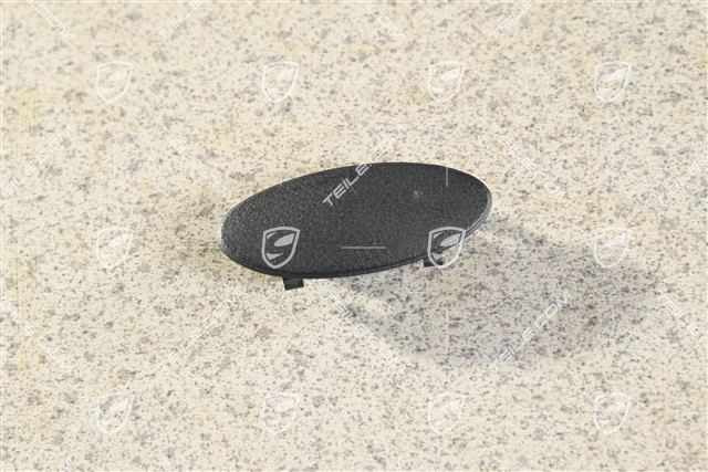 Cover, Headlight range control, Leather, Metropole Blue, L