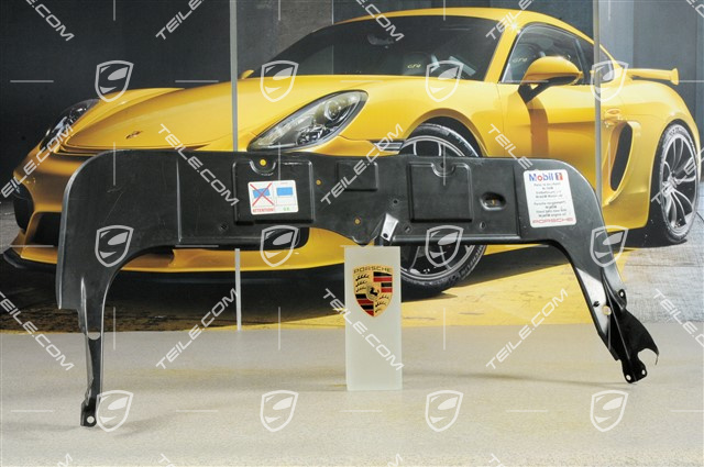 Bracket for spoiler drive, rear C4S (engine lid) Bracket for spoiler drive, rear C4S (engine lid)