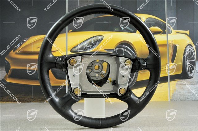 Lenkrad, 4-Speichen, Tiptronic, schwarzes Leder Lenkrad, 4-Speichen, Tiptronic, schwarzes Leder