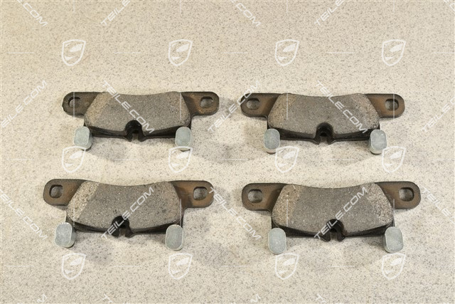 Bremsbelagsatz, 19", roter Bremssattel, L+R