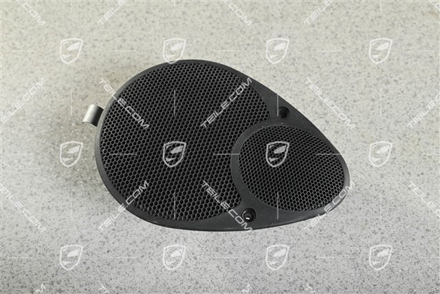 Convertible, Loudspeaker, rear, Satin Black, R