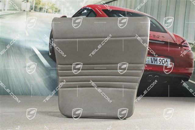 Back seat lower / cushion, Cabrio, leather, Graphite grey, R