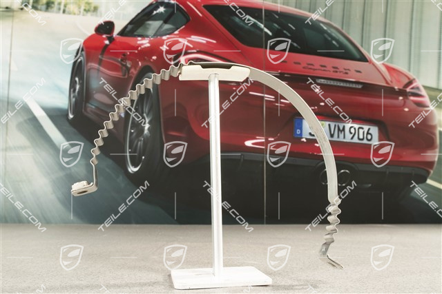 Exhaust tensioning / restraining strap / clamp, L=R