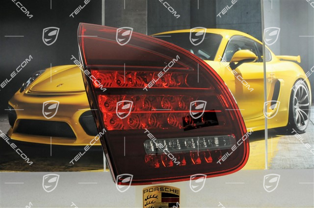 Rear light, darkened / black, USA version, inner, L Rear light, darkened / black, USA version, inner, L