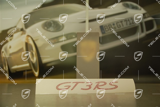 "GT3 RS" logo, Guards Red "GT3 RS" logo, Guards Red