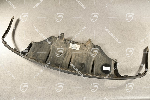 Rear bumper Cover / diffuser, prepared for stainless steel cover