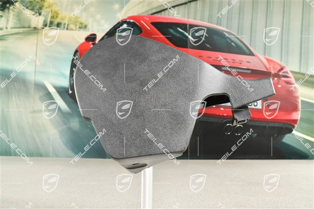 Vordersitz, Abdeckblende, Innen, Schwarz, L