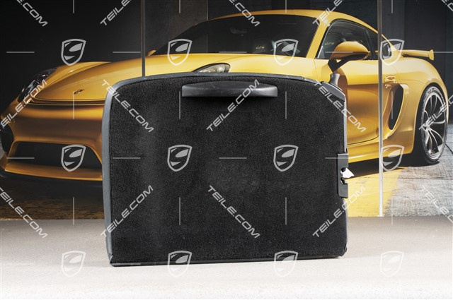 Back seat backrest, rear, leatherette, black, coupe, R