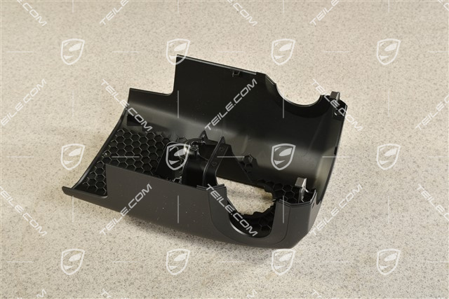 Steering column switch housing, lower part, Steering column electrically adjustable, Black