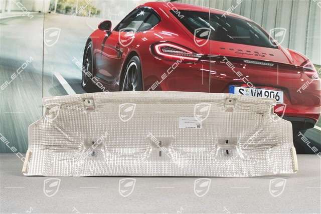 Heat protection, rear bumper