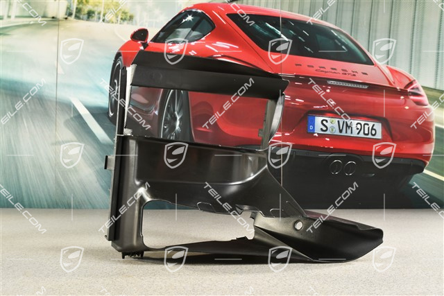3,0L, Air duct, front, lateral, R