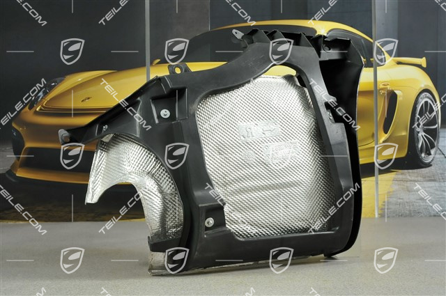 Retaining frame, incl. heat shield, C2/C2S, R Retaining frame, incl. heat shield, C2/C2S, R