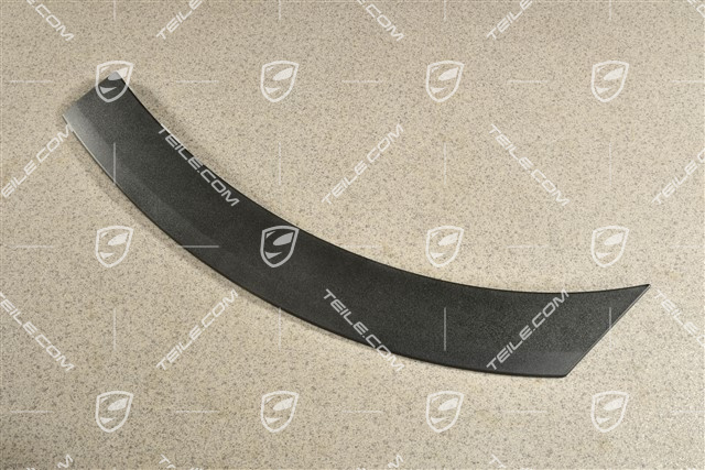 Wide Wheel Arch, Front Wing / Fender moulding, Satin Black, R