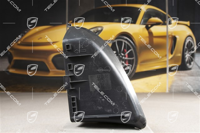 Prowadnica powietrza boczna do zderzaka sport design, Czarna, R