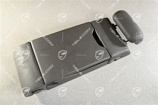 Rear Armrest, leder, agate grey,KPL (damaged leder)