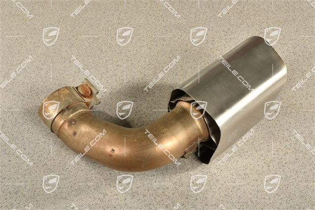Turbo, exhaust system tail pipe, inner, L
