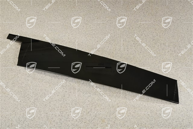 Front door / B-pillar outer cover, Black, L