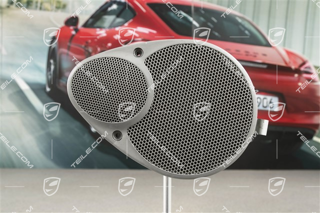 Rear loudspeaker, Graphite grey, Bose sound package, Coupe/Targa R / Cabrio L