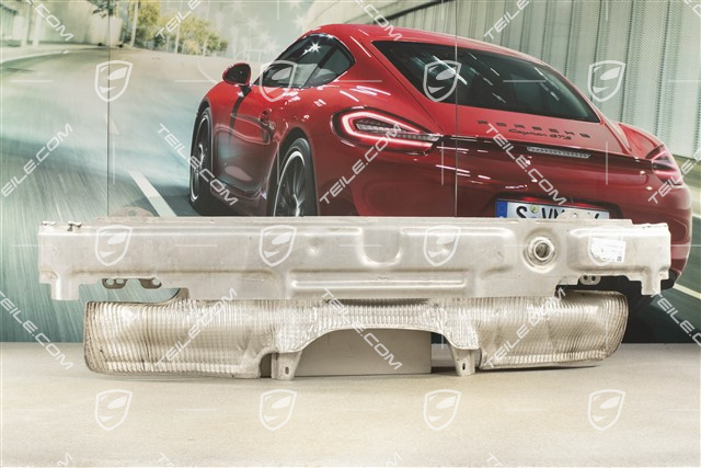 Rear bumper support rail