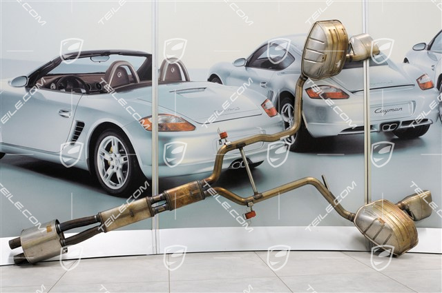 Middle silencer Complete with Rear Silencer L+R, V6 Middle silencer Complete with Rear Silencer L+R, V6