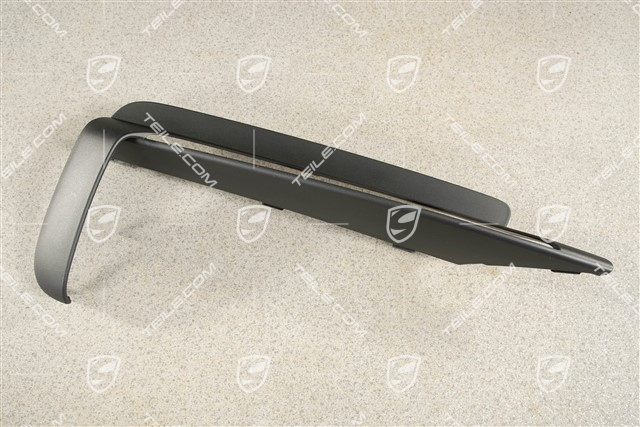 Disc / cover, retaining frame, Upper, Black matte, R