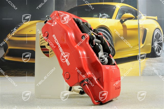 Fixed calliper, Boxster S / Cayman S, red, L Fixed calliper, Boxster S / Cayman S, red, L