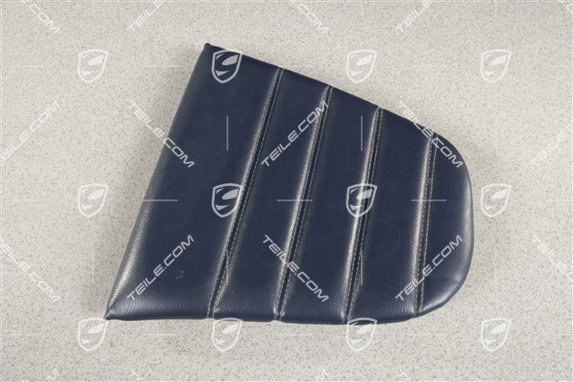 Back seat lower / cushion, Leatherette, Cobalt blue, R