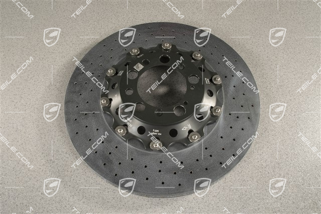 PCCB Ceramic Brake disc, front, 390mm, R
