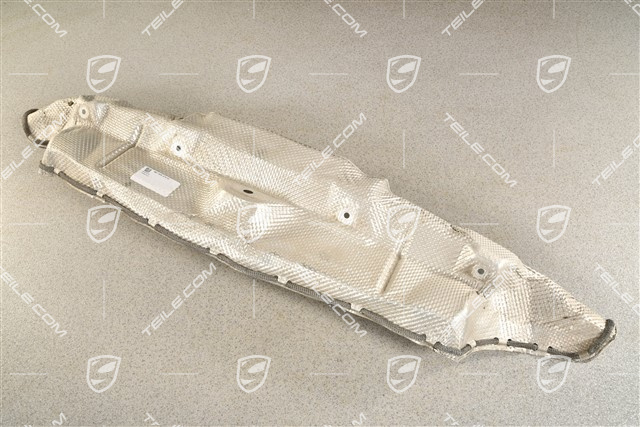 Rear bumper Heat protection / heat shield