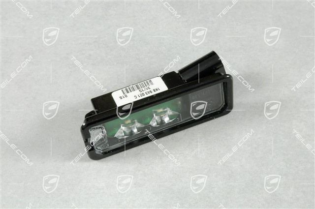 Number plate light, L=R Number plate light, L=R