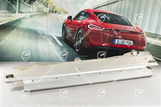 Running board / side step bar, Satin aluminium, R Running board / side step bar, Satin aluminium, R