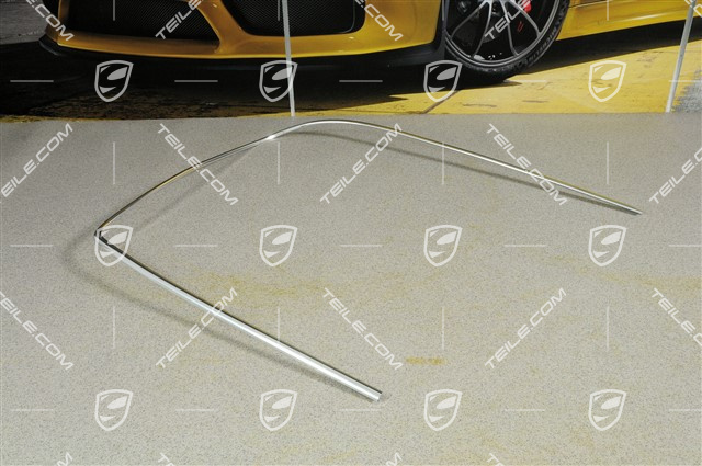 Trim frame-half, front glas, L Trim frame-half, front glas, L