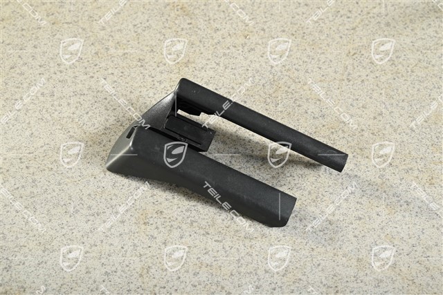 Abdeckschiene für Vordersitz manuell einstellbar, Schwarz, R