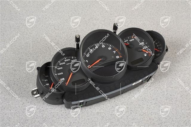 Kombiinstrument, Rallyschwarz, GT2