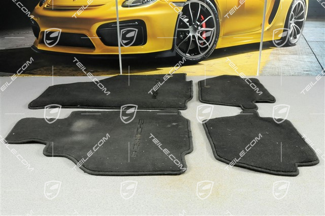 Fußmatten-Set, 4-teilig (996), schwarz Fußmatten-Set, 4-teilig (996), schwarz