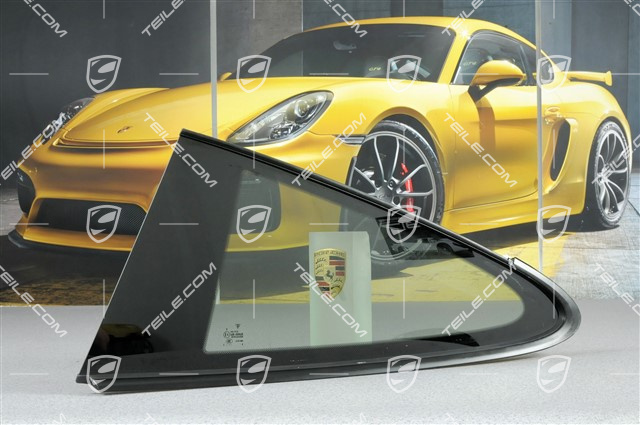 Fondscheibe, Rallyeschwarz, Privacy Verglassung, L Fondscheibe, Rallyeschwarz, Privacy Verglassung, L