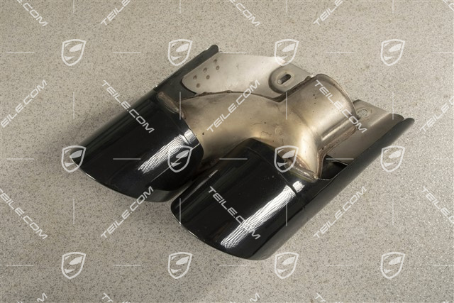 2,0L, Tail pipe, Black, R
