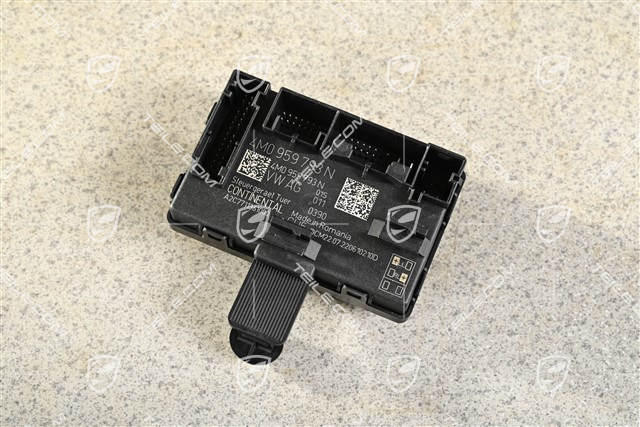 Control unit, door, driver's side