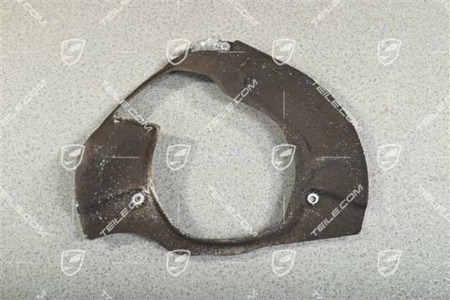 Front axle disc brake protective plate, PCCB, L