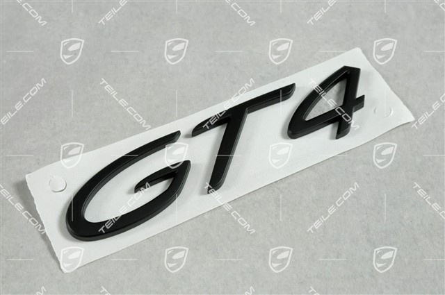 Logo "GT4", black Logo "GT4", black