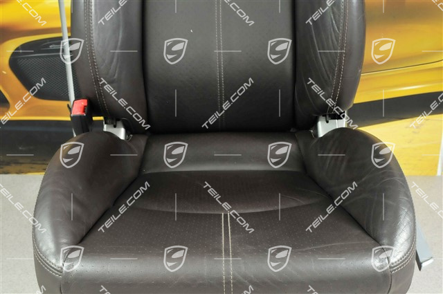 Sportsitz, manual einstellbar, Leder, Cocoa, L